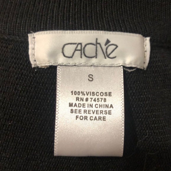 Cache black studded sweater - Picture 3 of 7